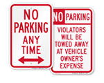 More No Parking Signs