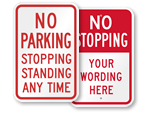 No Stopping/Standing Signs