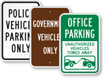 Parking Signs by Organization