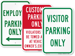 Parking Signs By Title