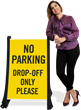Large Drop Off Signs