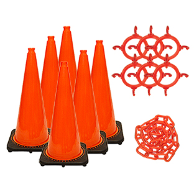 Traffic Cone and Chain Connector Kit
