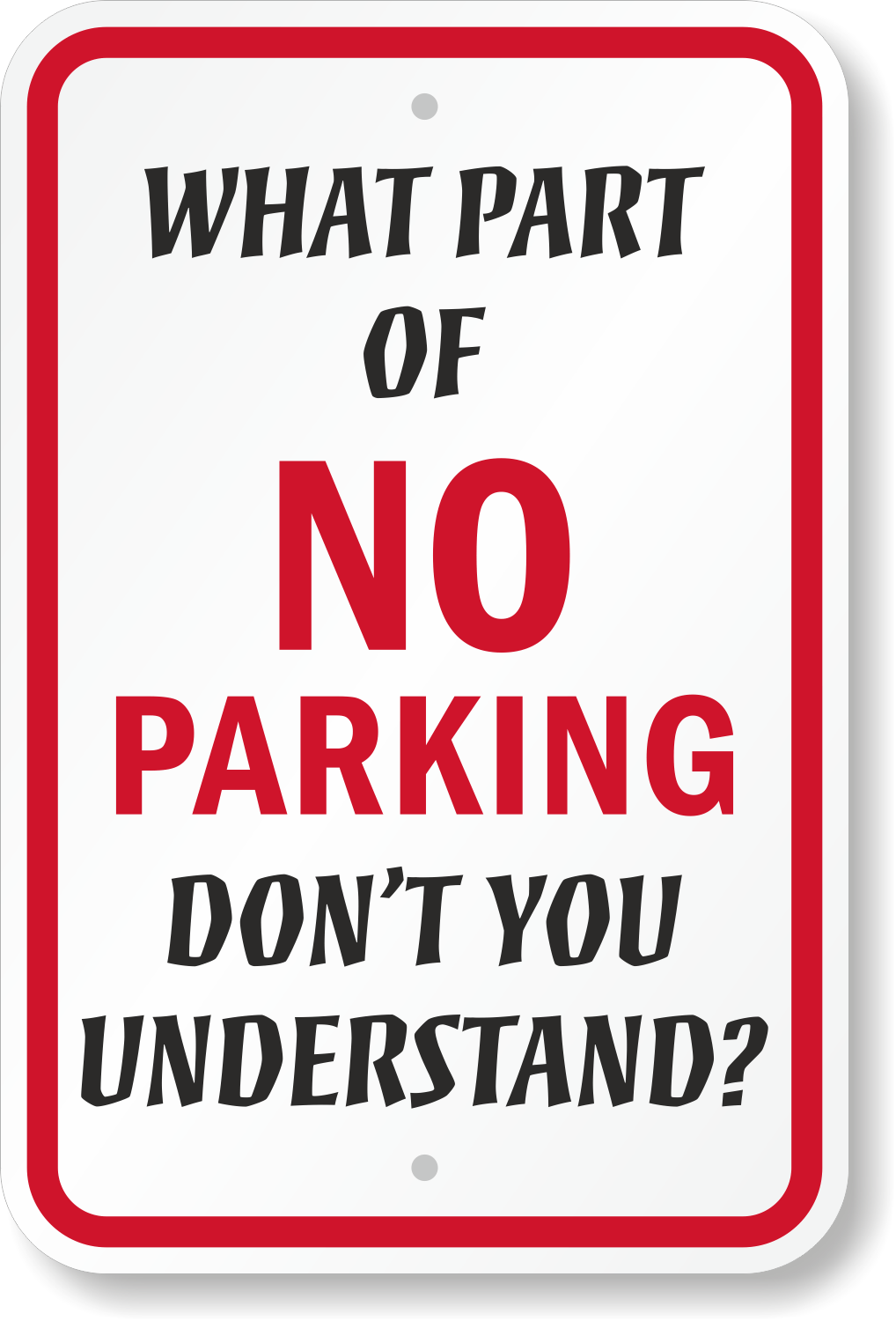 Better Parking Sign