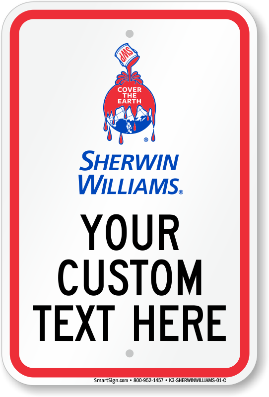 SherwinWilliams Parking Signs