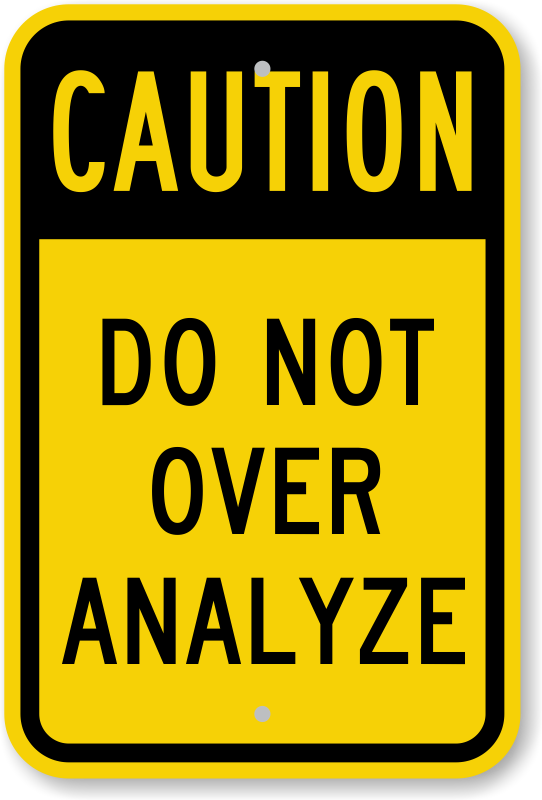 Image result for over analyze