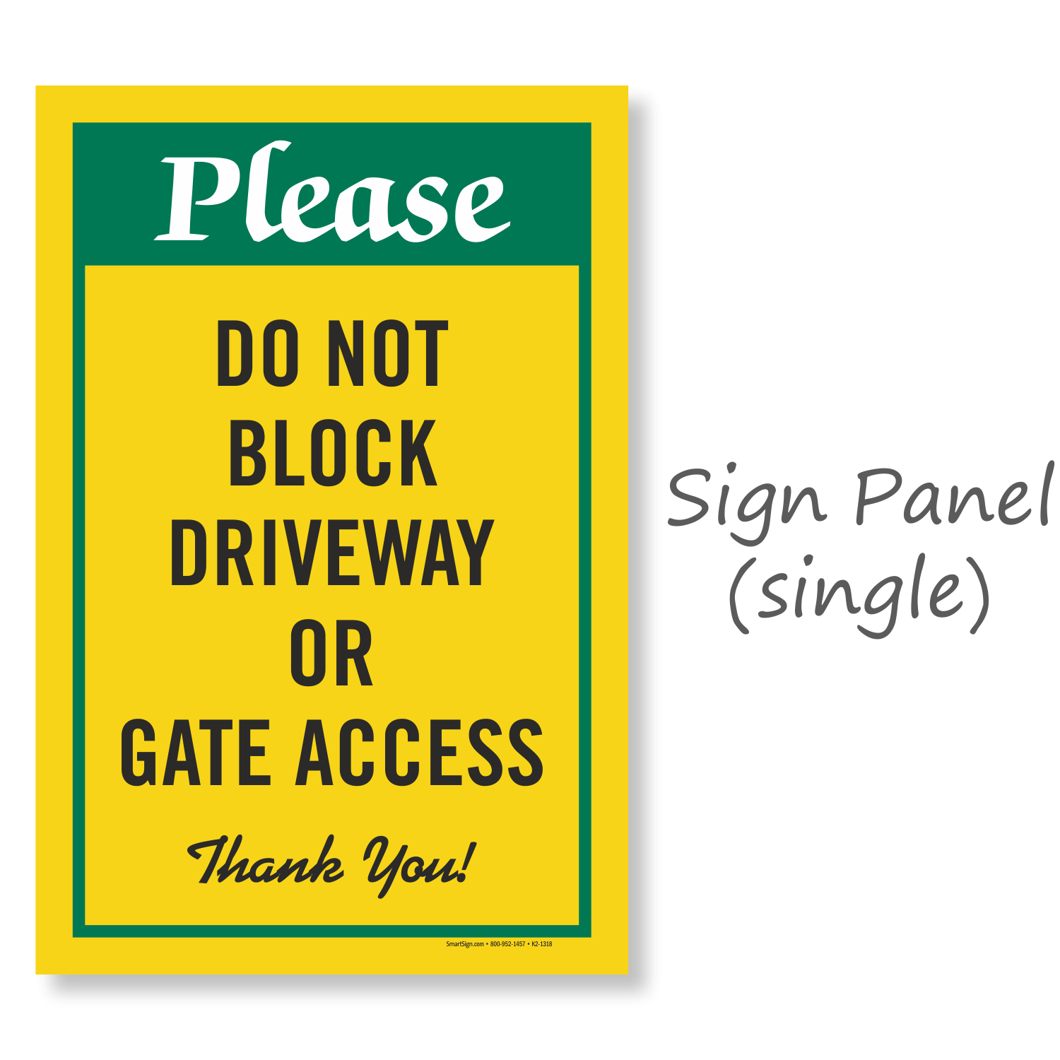 Do not block driveway 24 hour access required REFLECTIVE METAL Sign 200x300mm 