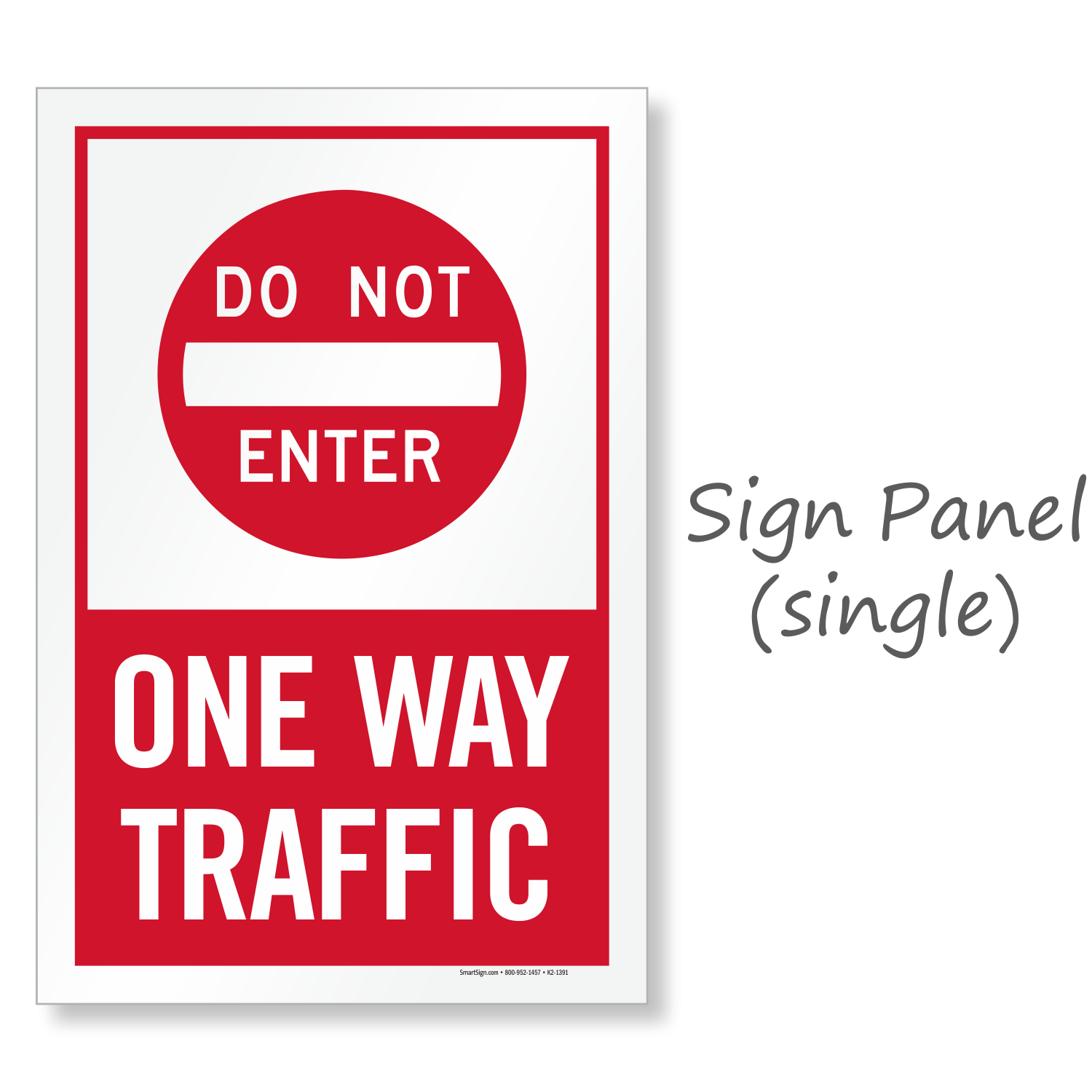 Dont Enter One Way Traffic Portable Sidewalk Sign Sku K Roll 11