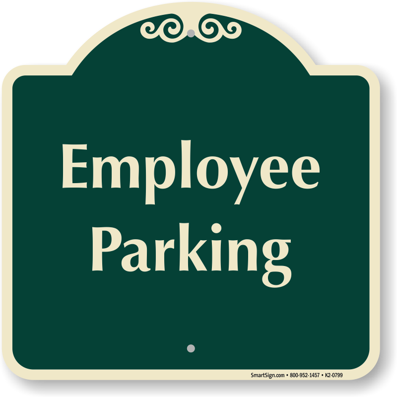 Employee Parking Signs Employee Parking Only Stencils