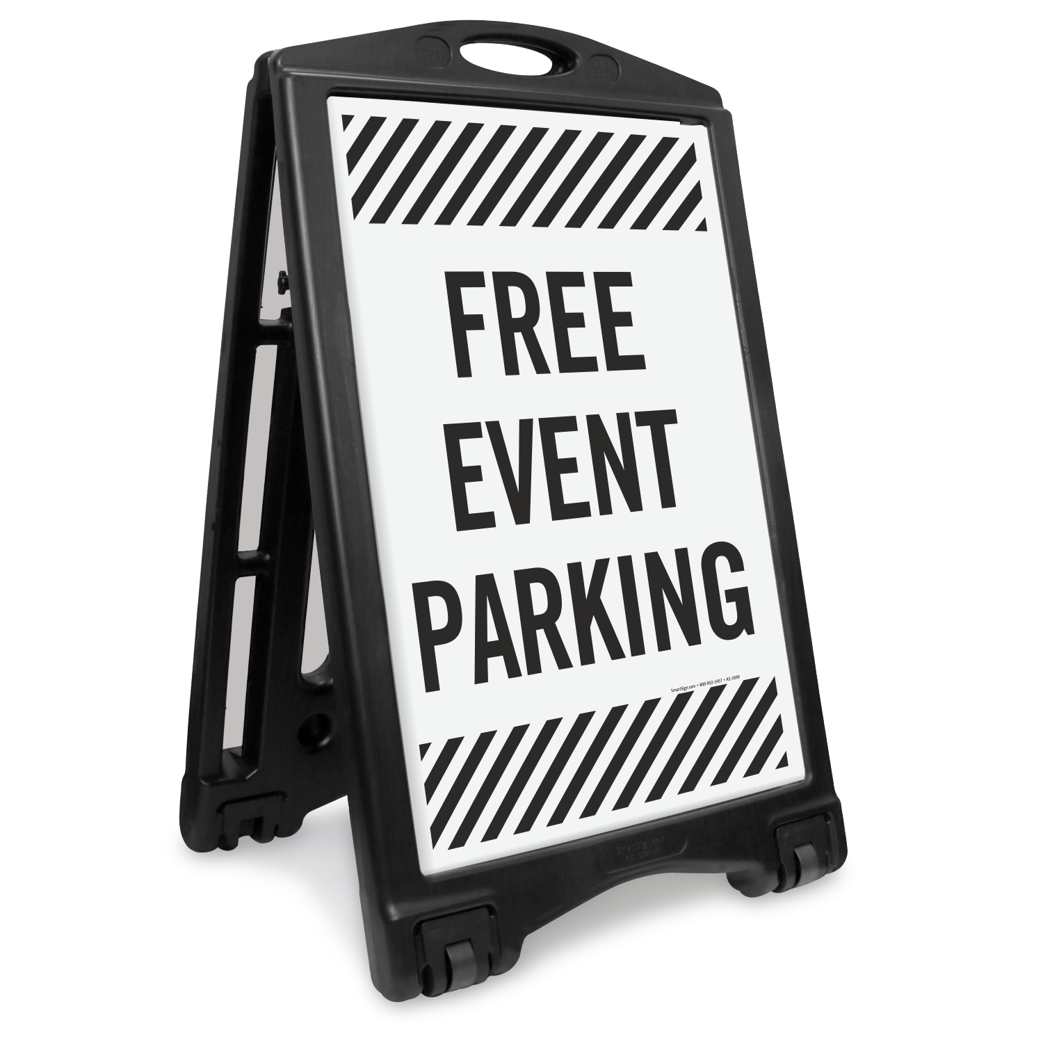 Free Event Parking Sidewalk Sign, SKU: K-ROLL-1219