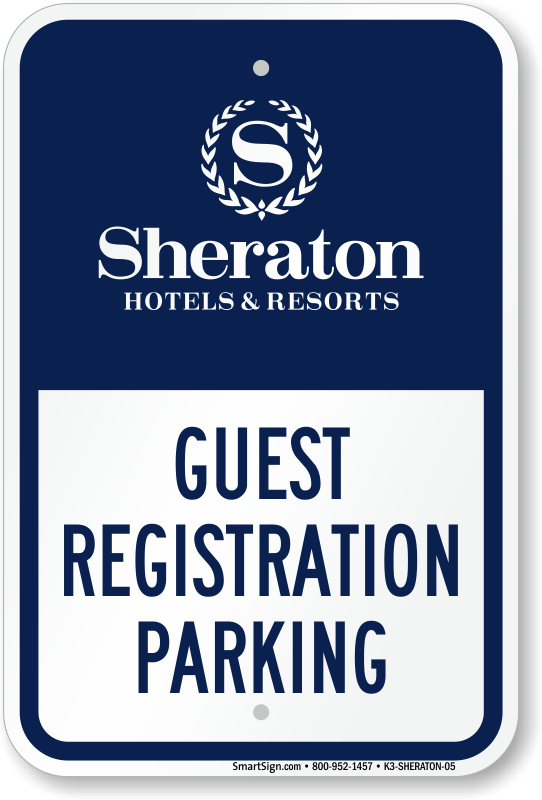 Sheraton Hotels & Resorts Parking Signs