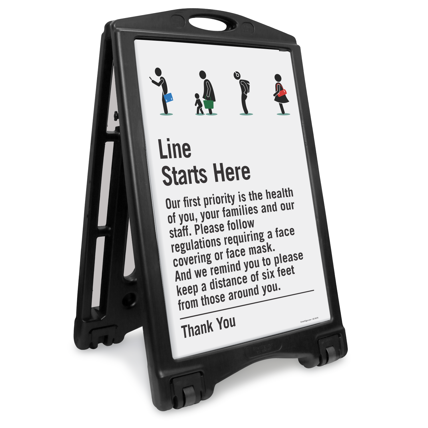 Line Starts Here Signs - For Every Need | Fast Shipping