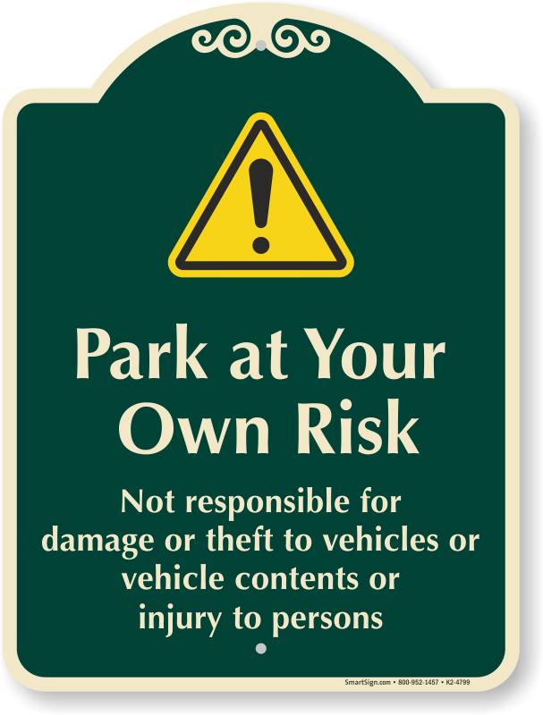 Danger Enter At Your Own Risk Sign – Signs By - View #5