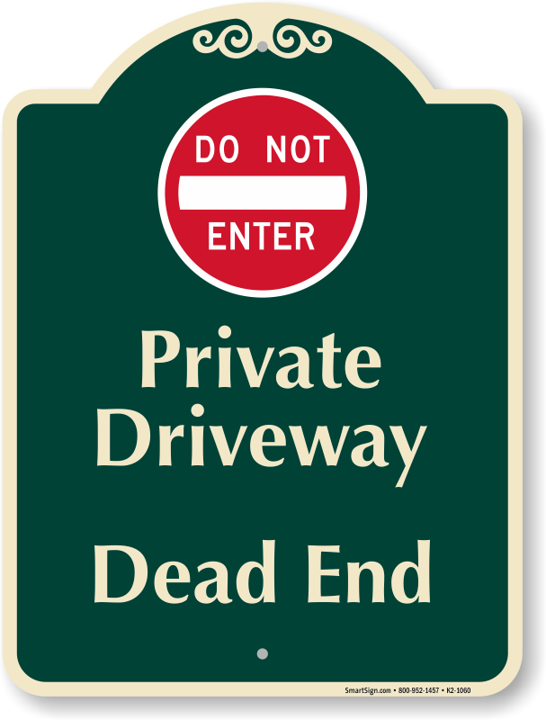 Private Driveway Signs – Free Shipping from MyParkingSign