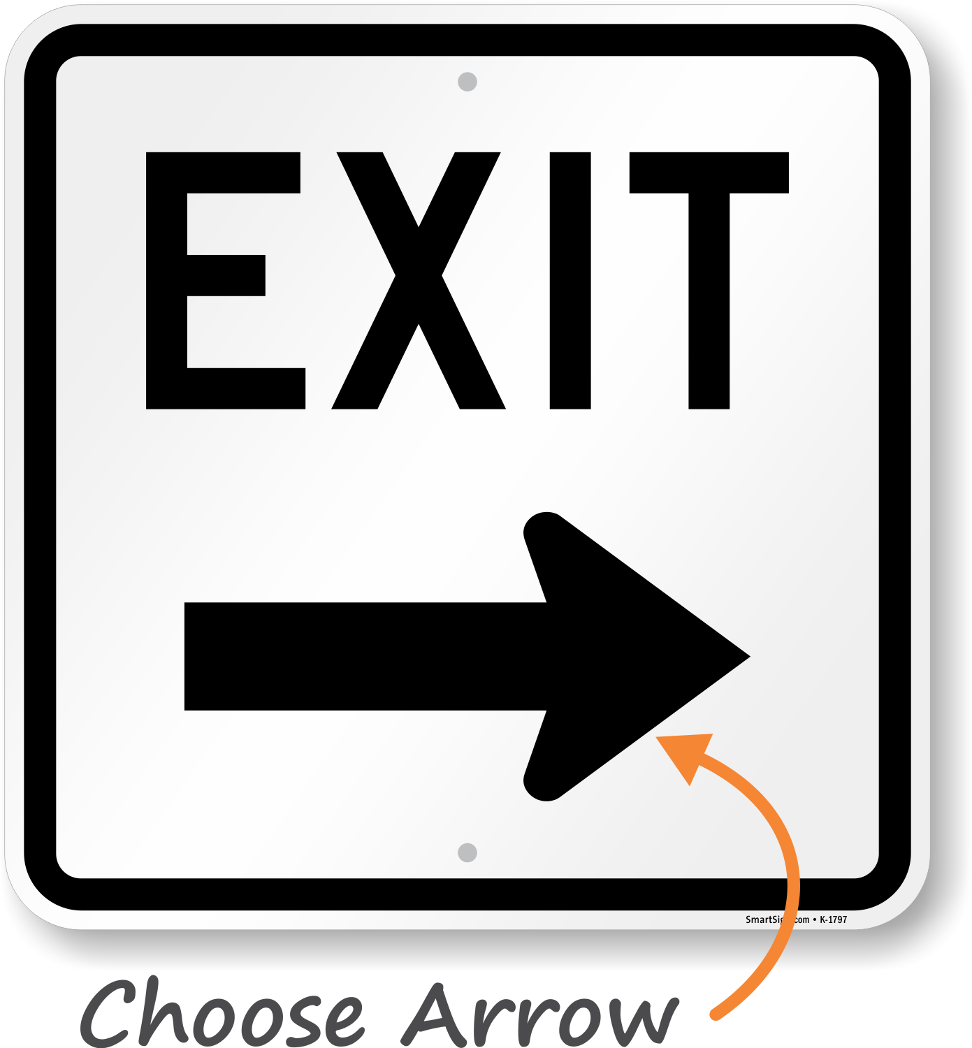 Exit Traffic Sign