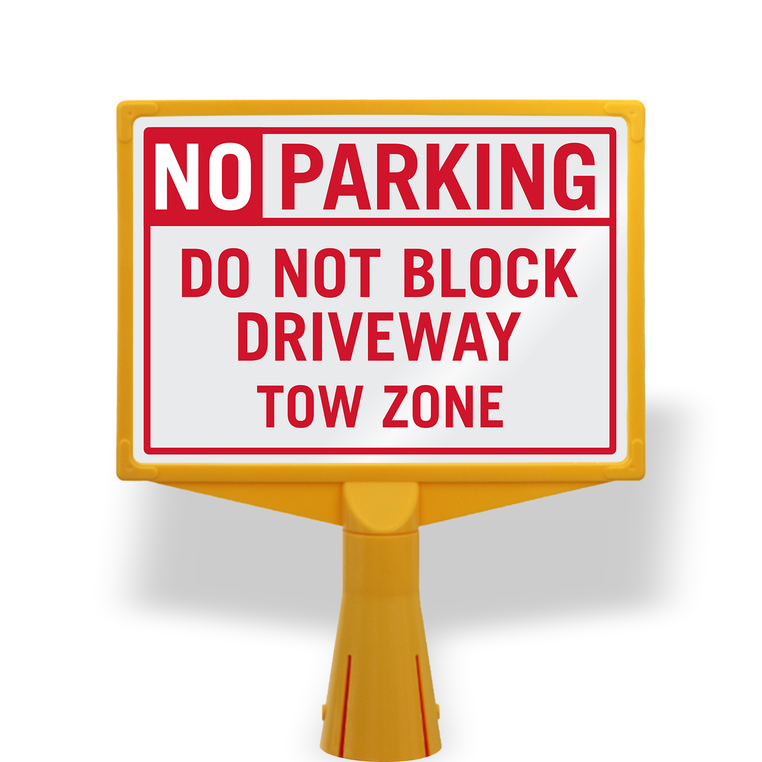 No Parking Sign Do Not Block Driveway , SKU: K-5471