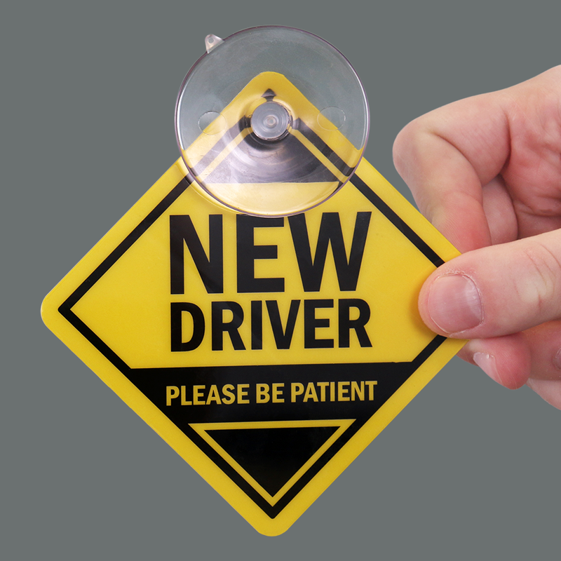 New Driver Car Hang Tag and Label SKU TG 1496