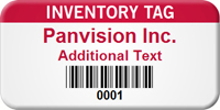 Custom Inventory Tag with Barcode