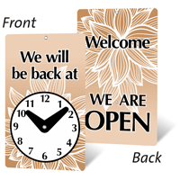 Be Back / Welcome We Are Open Sign