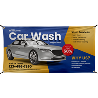 Custom Car Wash Vinyl Banner