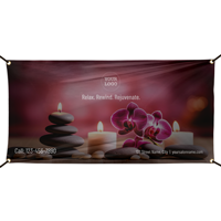 Custom Day Spa Vinyl Banner