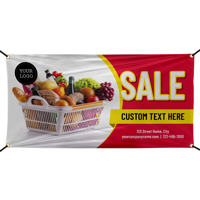 Custom Grocery Store Vinyl Banner