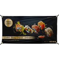 Custom Sushi Restaurant Vinyl Banner