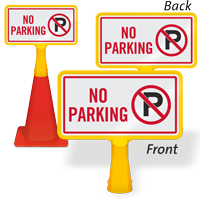 No Parking ConeBoss Sign
