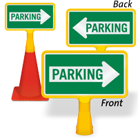 Parking Arrow ConeBoss Sign