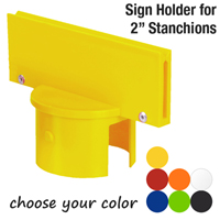 Stanchion Pole Sign Adapter