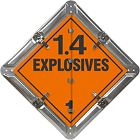 10 Legend Flip n Lock™ Placard Aluminum (unpainted)