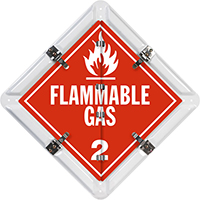 4 Legend Flip n Lock™ Placard Aluminum (white)