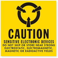 Caution Electrostatic Sensitive Devices Label