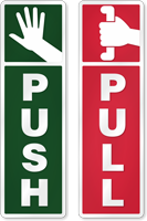 DiamondPlate™ Anodized Door Signs