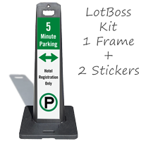 15 Minute Parking, Hotel Registration Only Portable Kit