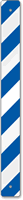 Blue White Reflective Post Panels