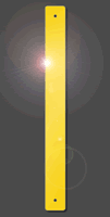Yellow Reflective Post Panel