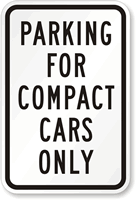 Parking For Compact Cars Only