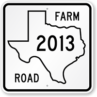 Custom Farm Road Sign