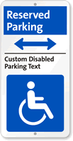 Custom Reserved iParking Sign