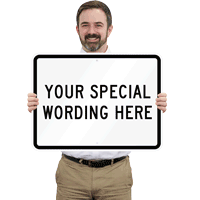 Customizable Horizontal Sign Template