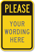 Custom Speed Bump Sign