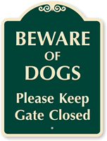 Beware Of Dogs  SignatureSign