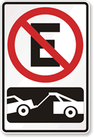 No Estacionar Parking Sign Symbol