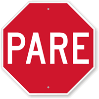 Spanish Stop Sign