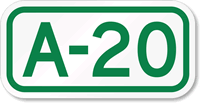 Parking Space Sign A-20