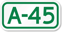 Parking Space Sign A-45