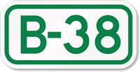 Parking Space Sign B-38