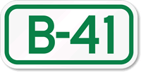 Parking Space Sign B-41