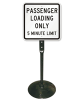 Passenger Loading Only Sign & Post Kit