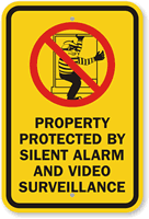 Property Protected By Alarm And